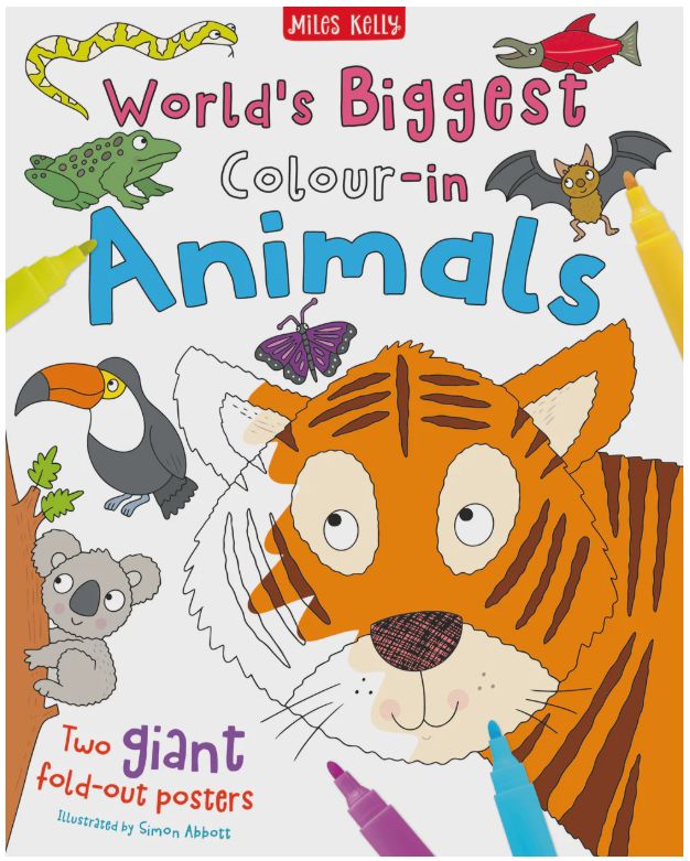 World's Biggest Colour-in Animals