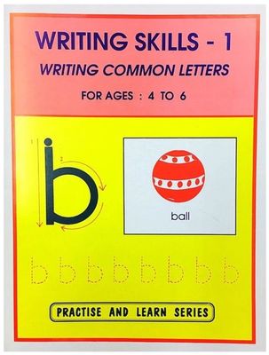 Writing Skills 1 -Writing Common Letters for Ages 3 to 6 Practice and Learn Series