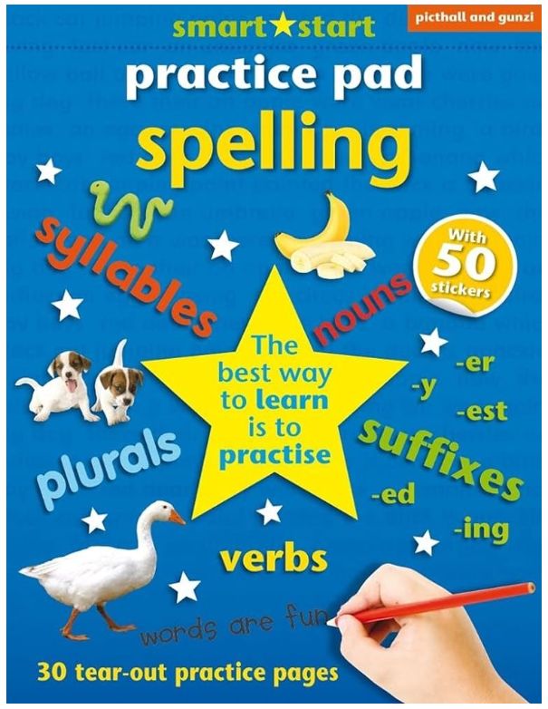 Smart Start Practice Pad Spelling With 50 Stickers