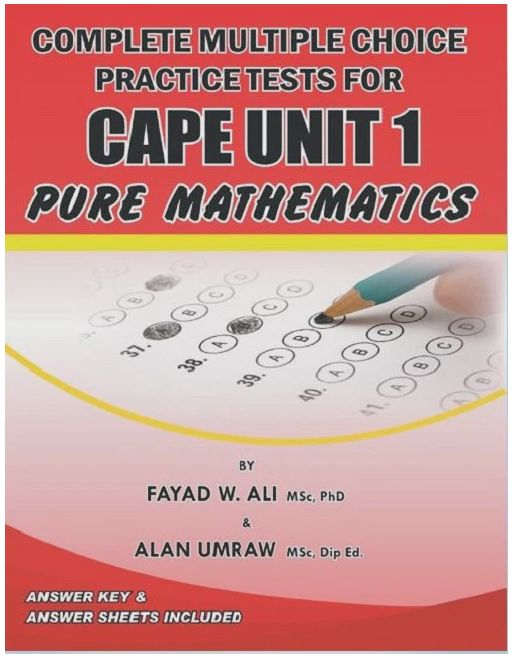 Complete Multiple Choice CAPE Unit 1 Pure Mathematics