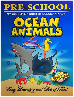 Pre-School My Colouring Book of Ocean Animals