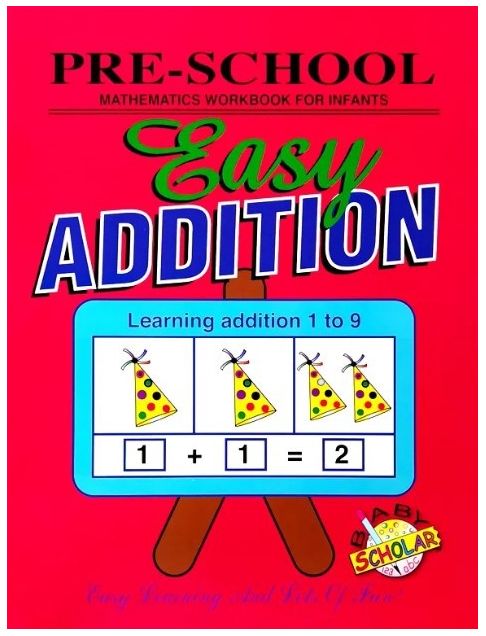 Pre-School Mathematics Workbook for Infant Easy Addition