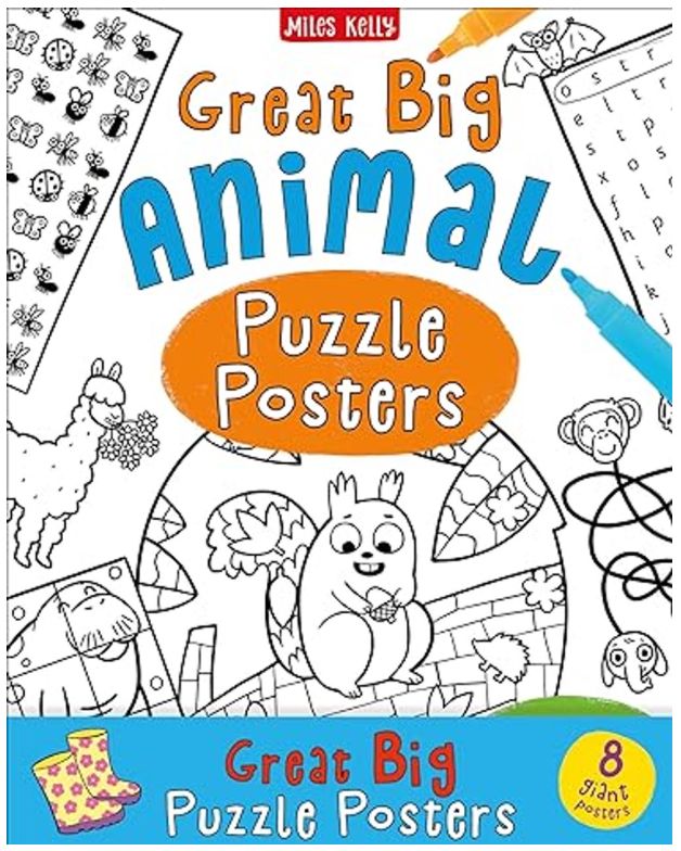 Great Big Animal Puzzle Posters (8 posters)