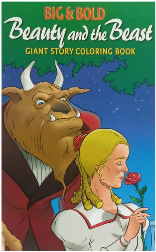 Big and Bold Beauty and the Beast Giant Colouring Book