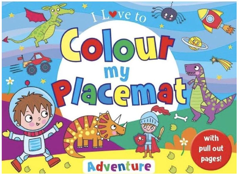 Colour My Placemat Adventure