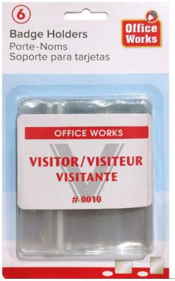 Horizontal Badge Holder (6pk)