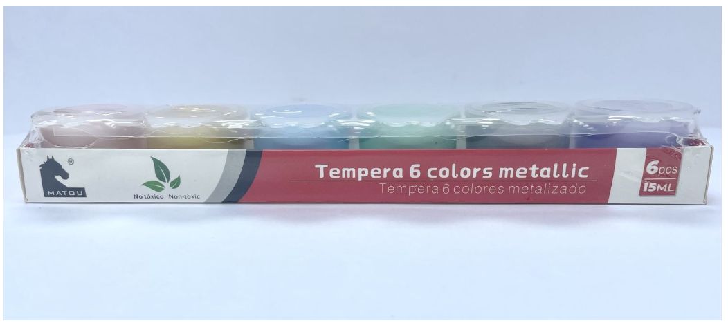 Tempera Paint- Metallic 6's
