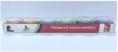 Tempera Paint- Metallic 6's