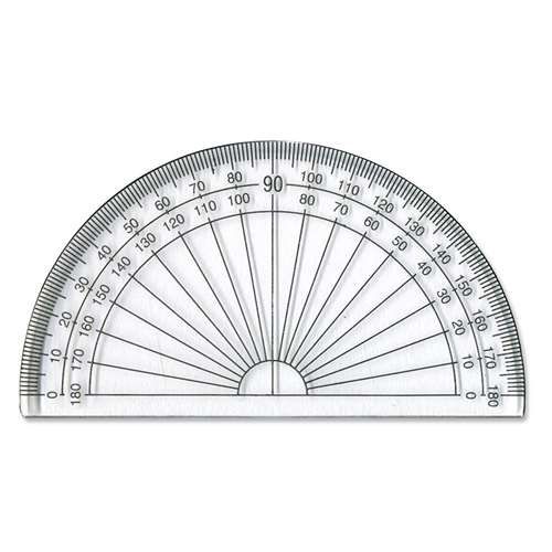 Trident Protractor 180 Degrees