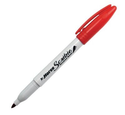 Scribie Marker- Red