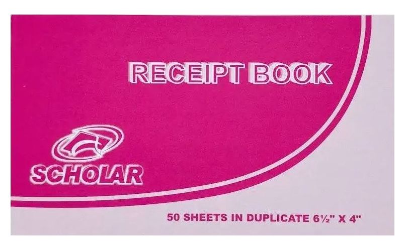 Receipt Book 50 pages (Scholar)