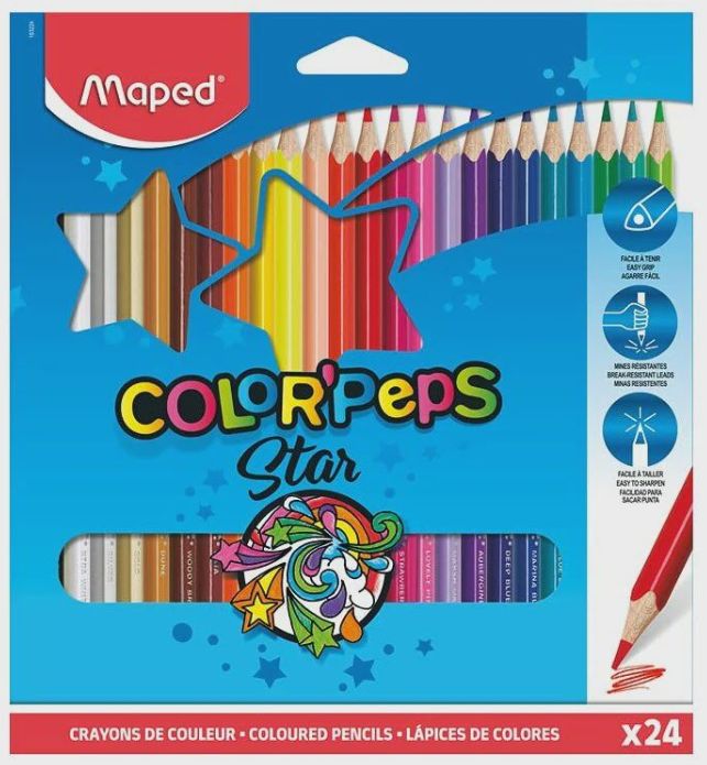Maped Colour Pencils- Star 24's