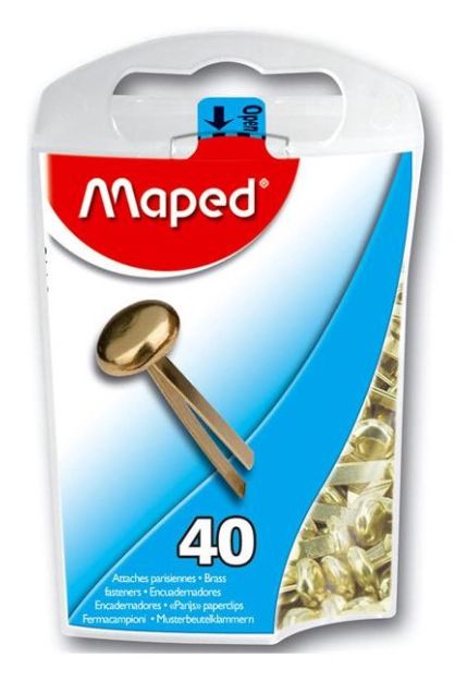 Maped Fastener- Brass 40pcs