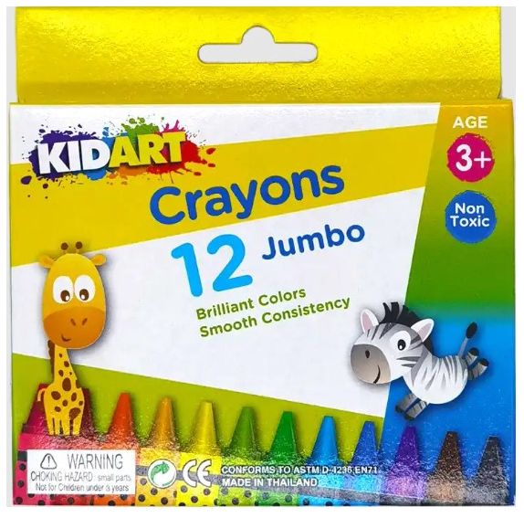 Crayons Jumbo 12's  (Kid Art)