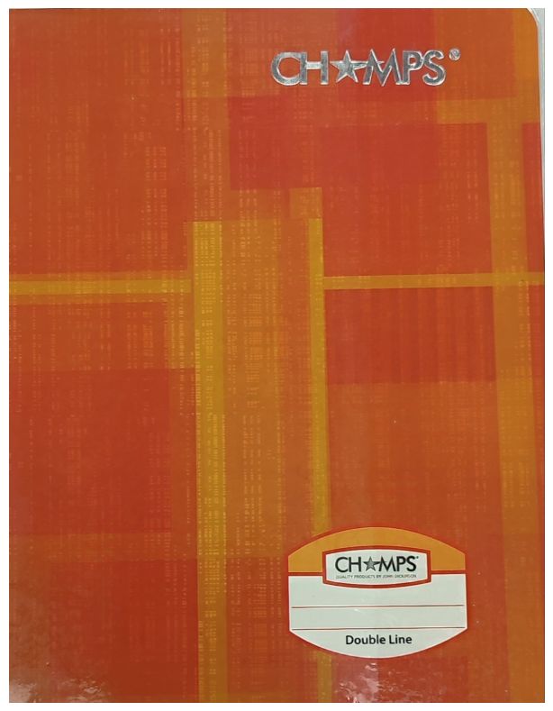 Champs Double Line Copybooks ( with plastic covers)