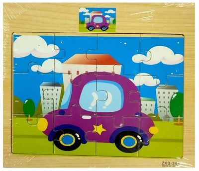 Wooden Puzzle (12 pcs)