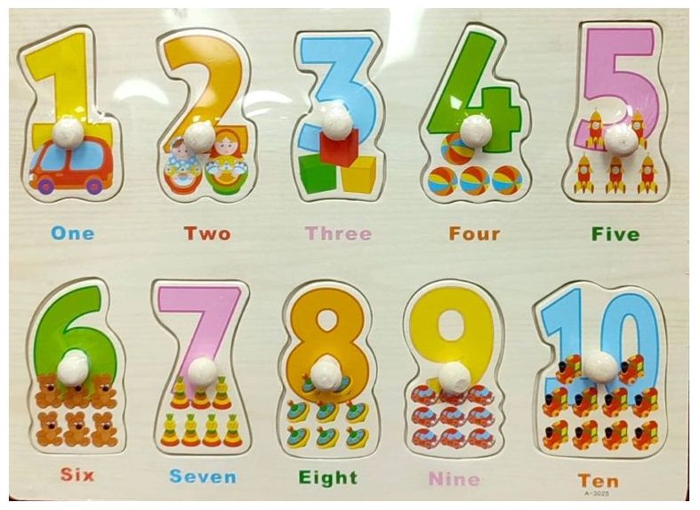 Wooden Puzzle- Counting