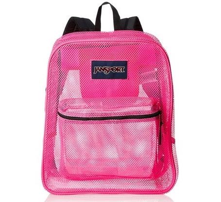 Jansport Mesh Pack- Ultra Pink