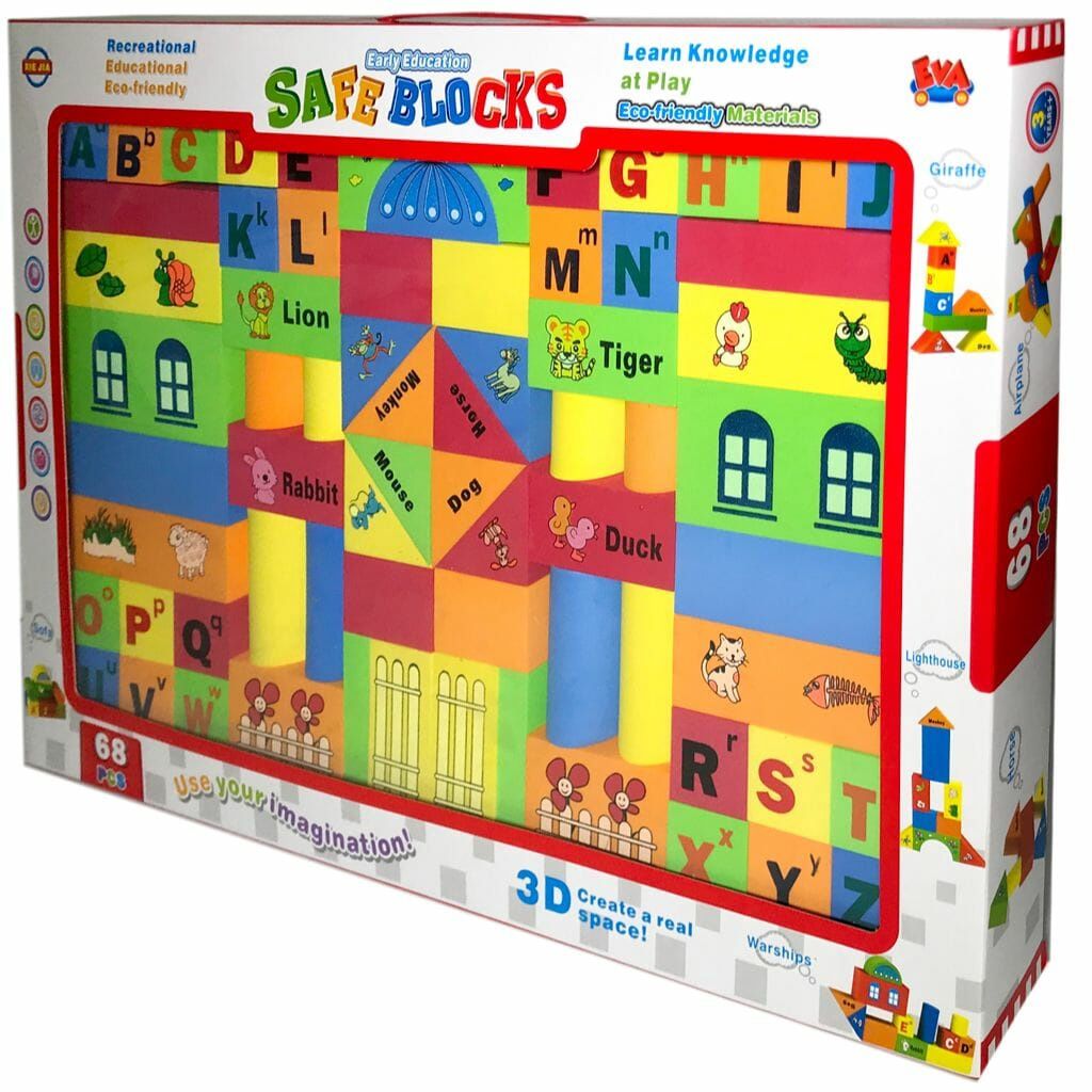 Safe Blocks Ages 3+ (68 pcs)