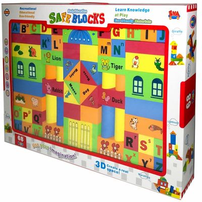 Safe Blocks Ages 3+ (68 pcs)