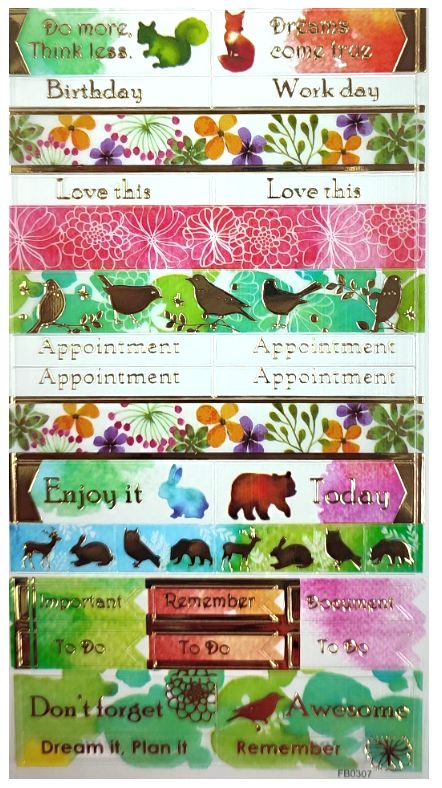 Planner Stickers (Foil labels)