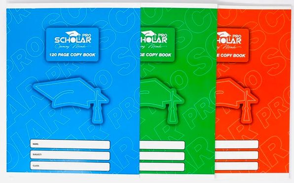 Scholar Pro Notebook- Soft Cover 120pg (4Pk)