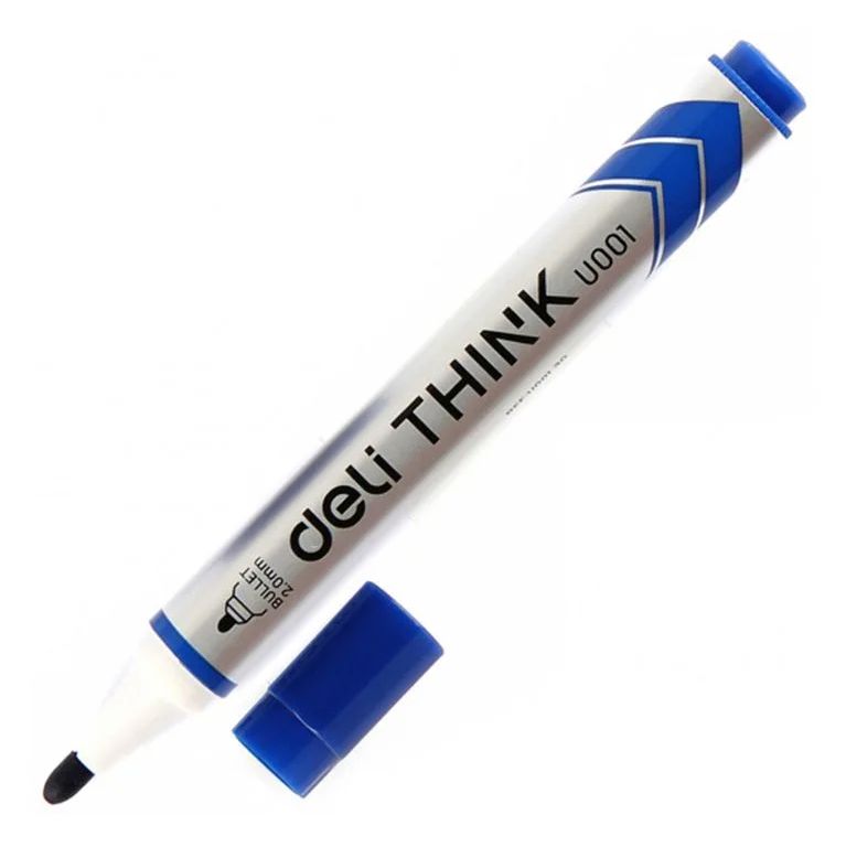 Whiteboard Marker Blue- Deli