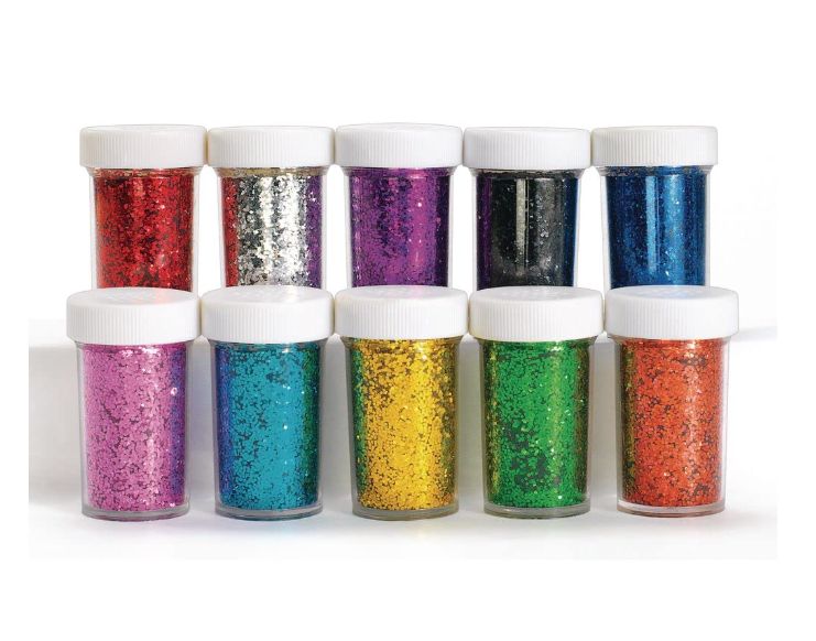 Glitter Dust in Jar Single- (Metallic)