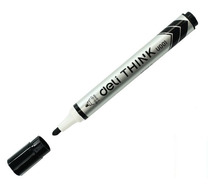 Whiteboard Marker Black- Deli