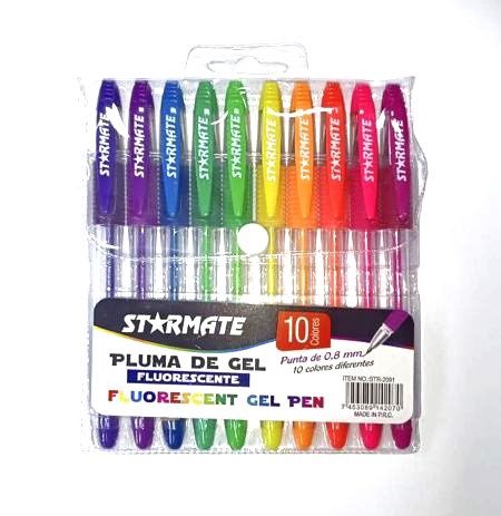 Fluorescent Gel Pen- Starmate