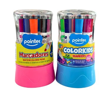 Markers with Stamp - 12pcs