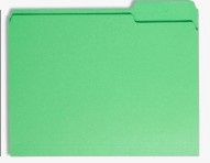 Manilla Folder-  Letter  (Green)