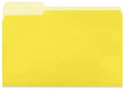 Manilla Folder- Letter (Yellow)