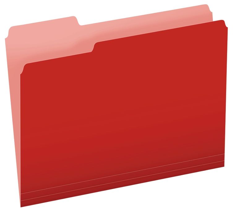Manilla Folder- Letter (Red)