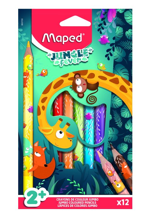Maped Colour Pencils- Jungle Fever 12's