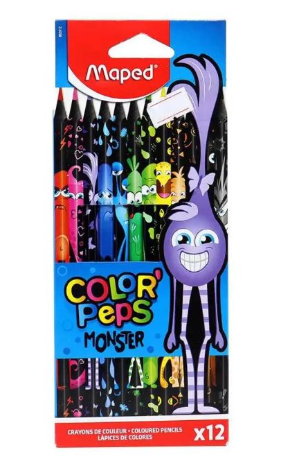 Maped Colour Pencils- Monster 12's