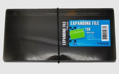 Expanding File- Cheque Size (Smoke)