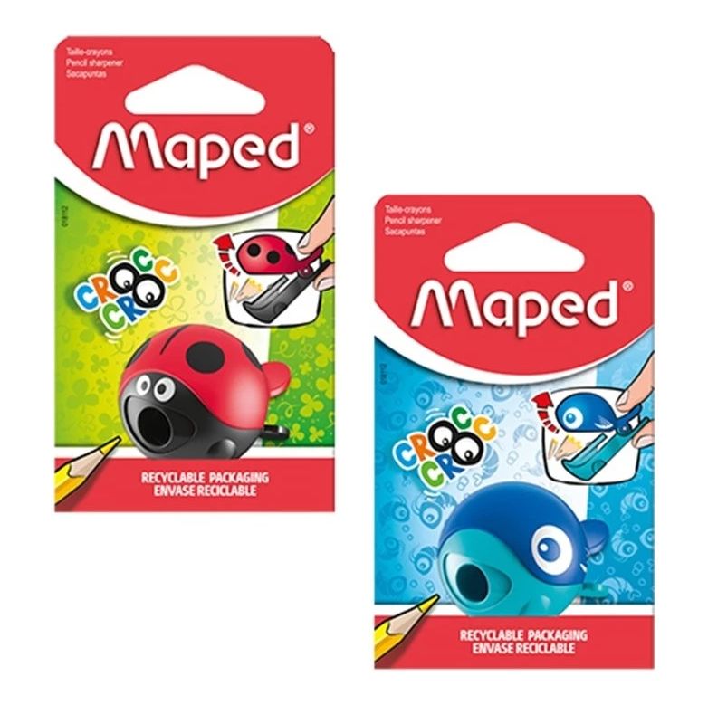 Maped Sharpener- Croc Croc (Clam Card)