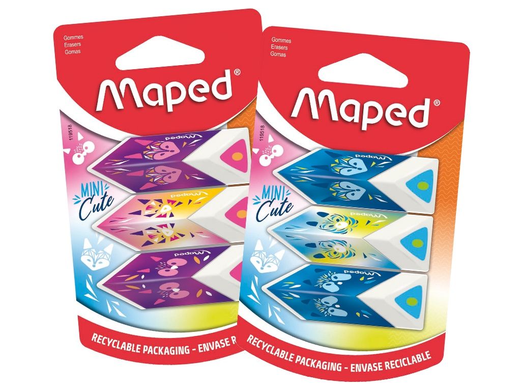 Maped Eraser- Mini Cute Pyramid Maped Eraser- Mini Cute Pyramid