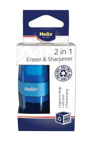 Helix 2 in 1 Eraser & Sharpener