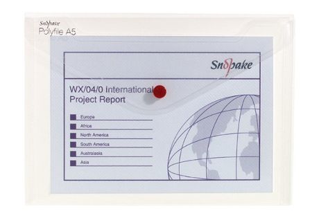 Polyfile A5 Clear- Snopake