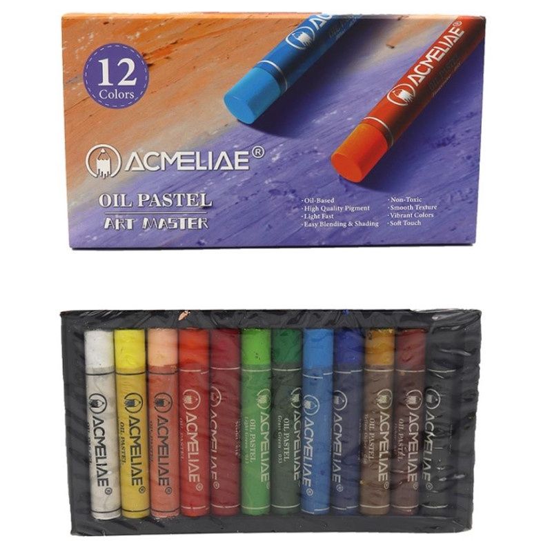 Oil Pastel- 12 Colours