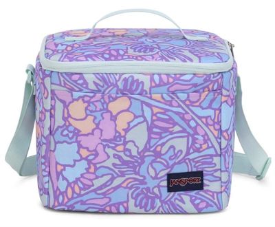Jansport Super Snack - Fluid Floral Pastel Lilac Jansport Super Snack - Fluid Floral Pastel Lilac