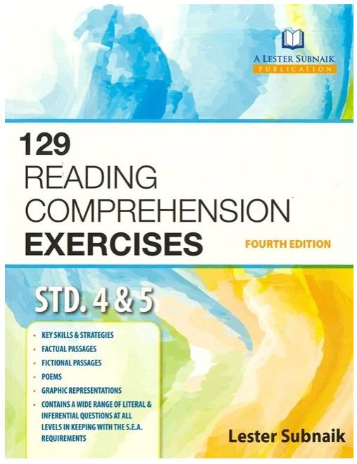 129 Reading Comprehension Exercises Standard 4 and 5- Fourth Edition