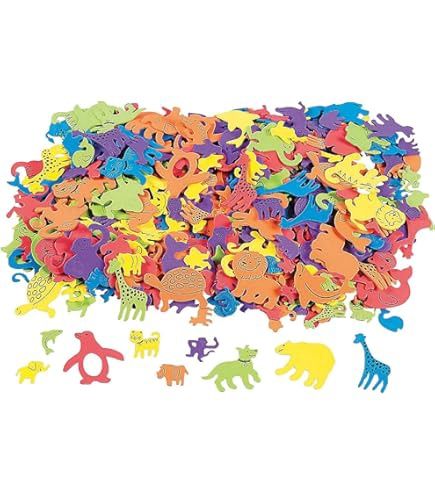 Foam Shaped Stickers- Jungle