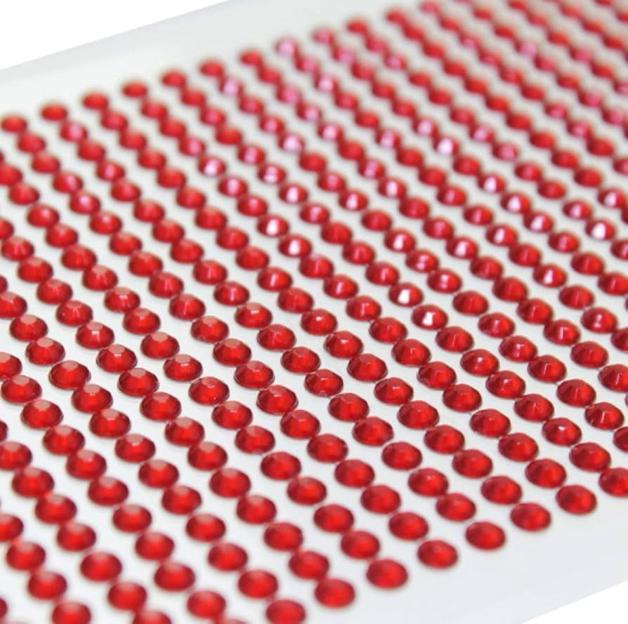 Gem Stone Stickers- Red