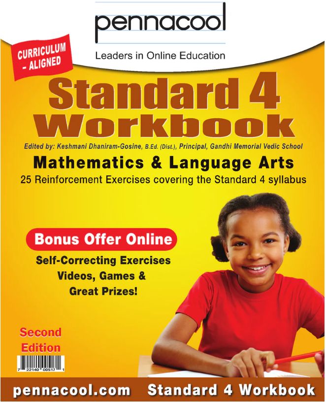 Pennacool Standard 4 Workbook - Mathematics and Language Arts
