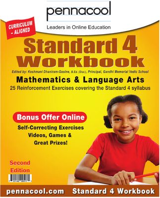 Pennacool Standard 4 Workbook - Mathematics and Language Arts