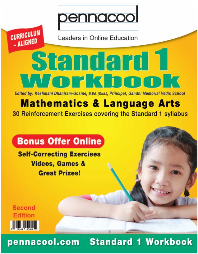 Pennacool Standard 1 Workbook - Mathematics and Language Arts
