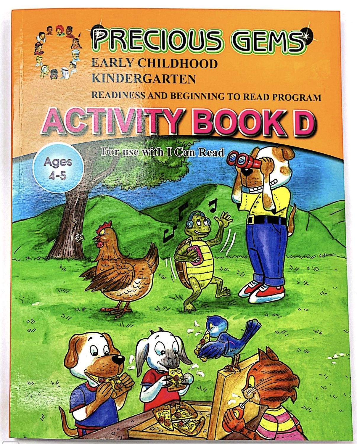 Precious Gems Activity Book D I Can Read- Early Childhood Kindergarten Readiness and Beginning To Read Program